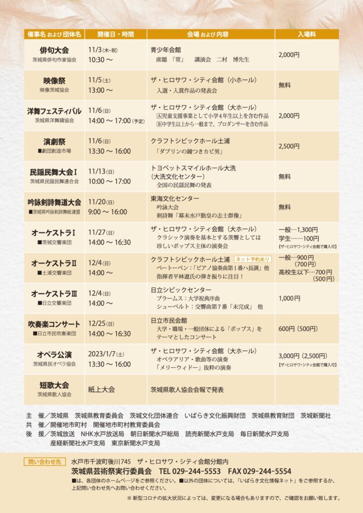 茨城県芸術祭